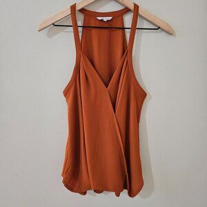 Naked Zebra Surplice Halter Style Blouse